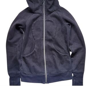 Lululemon Athletica Charcoal Full Zip Hoodie Size 4